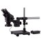 Amscope 7X-45X Black Stereo Zoom Microscope With Single-Arm Boom Stand With 80-LED Ring Light SM-3B-80MB-B - alternate 1